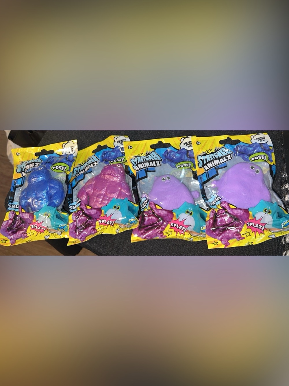 Orb strechee Animalz squishies x4